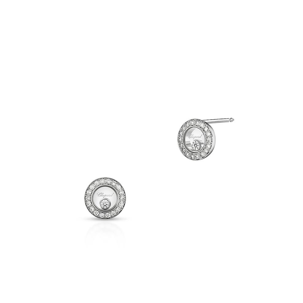 Kolczyki białe złoto HAPPY DIAMONDS Chopard