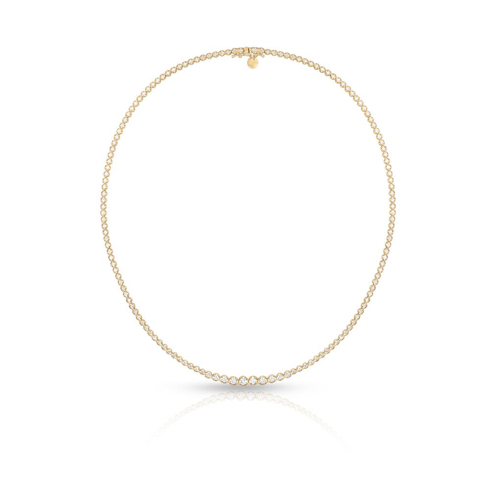 Naszyjnik złoty z brylantami