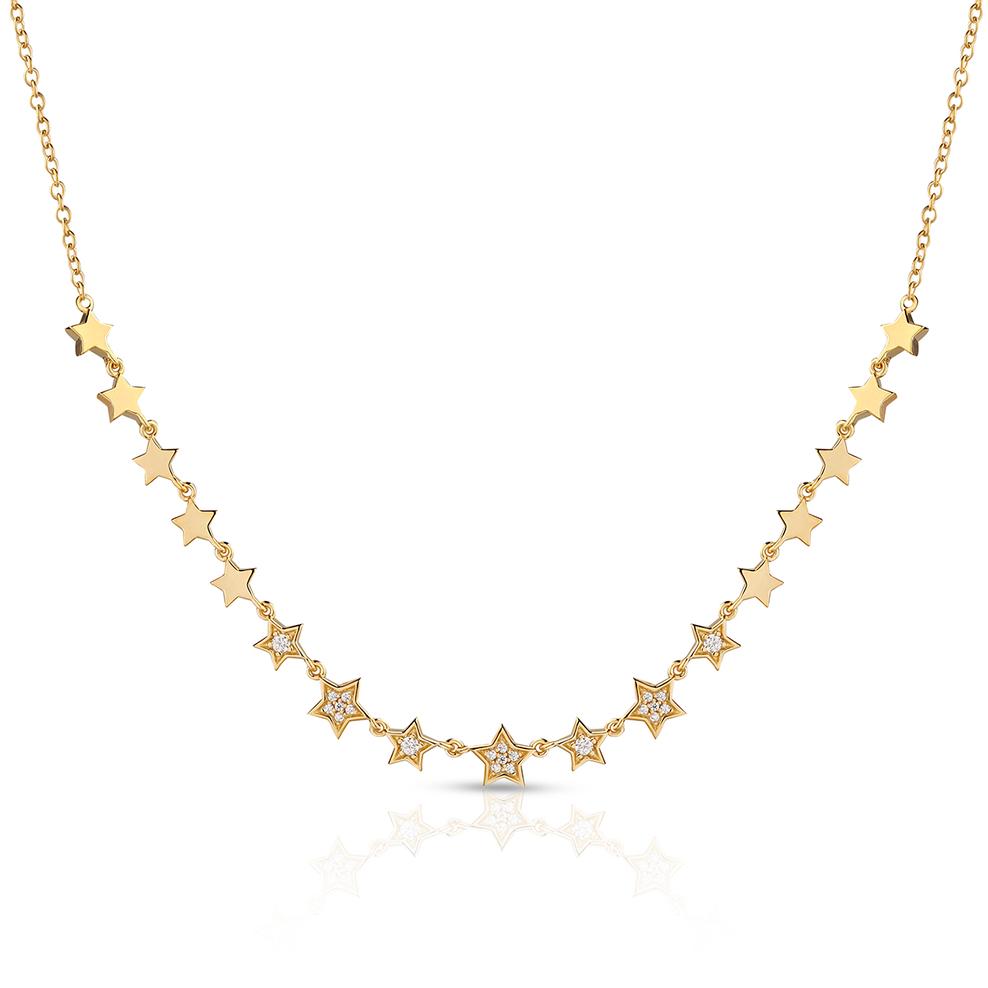 Naszyjnik srebrny Little Star