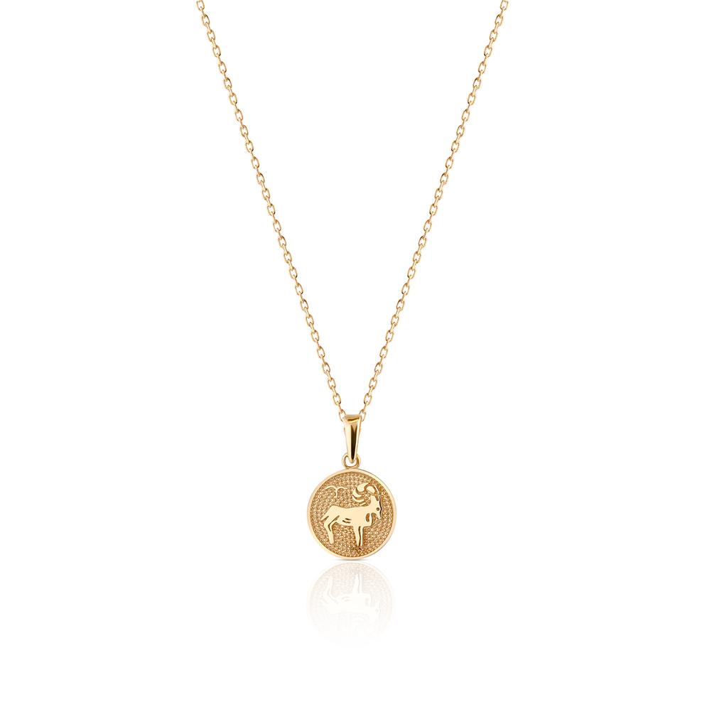 Wisiorek złoty zodiak Baran