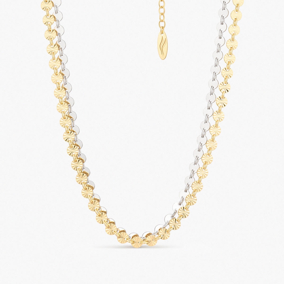 Naszyjnik srebrny Follow