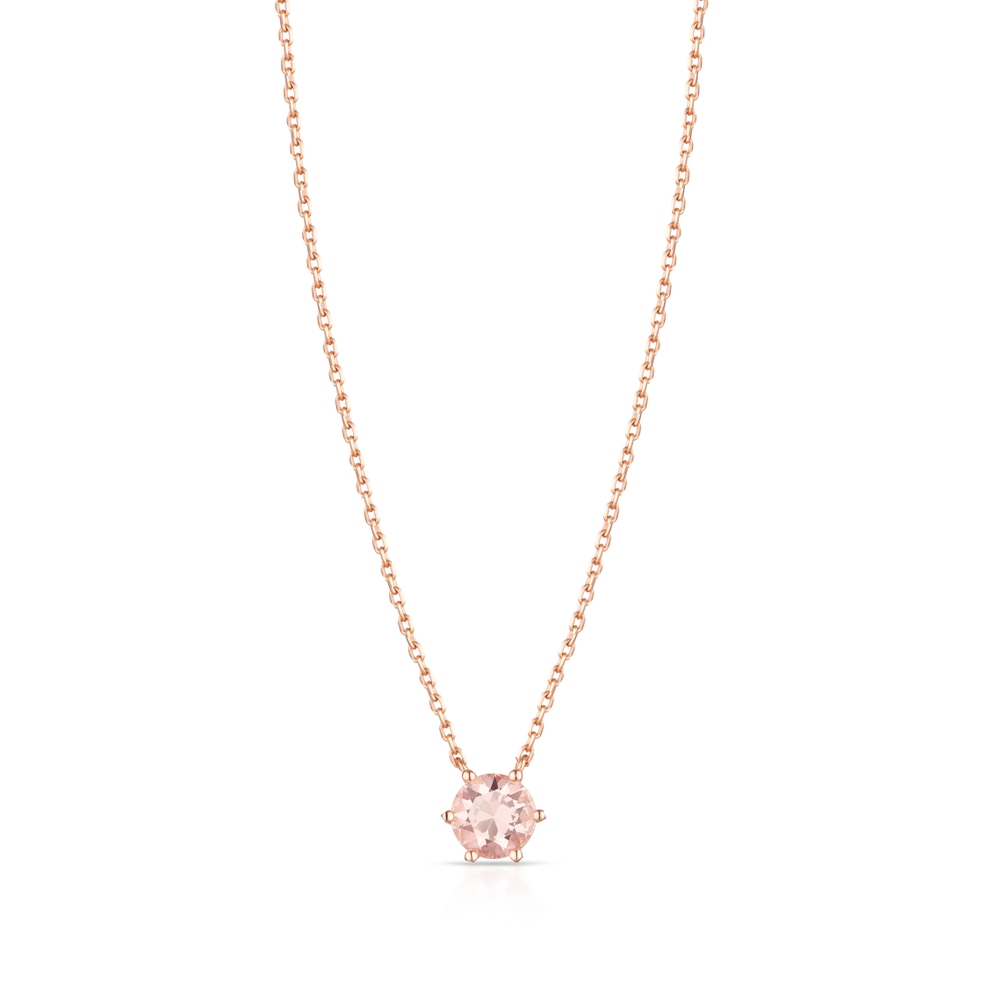 Naszyjnik srebrny pozłacany z cyrkonią