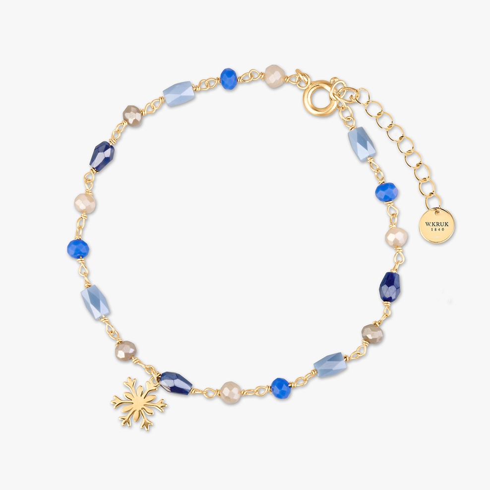 Bransoleta srebrna z kolorowymi kamieniami