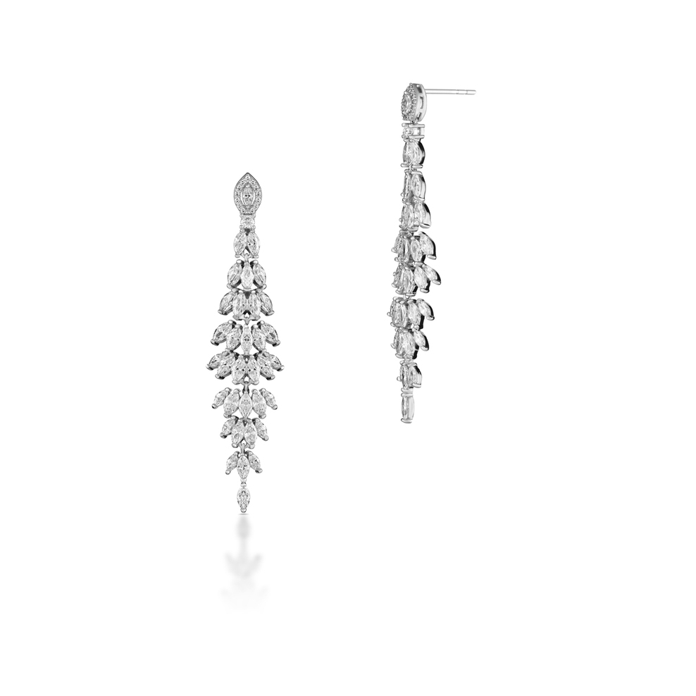 Kolczyki mosiężne wieczorowe