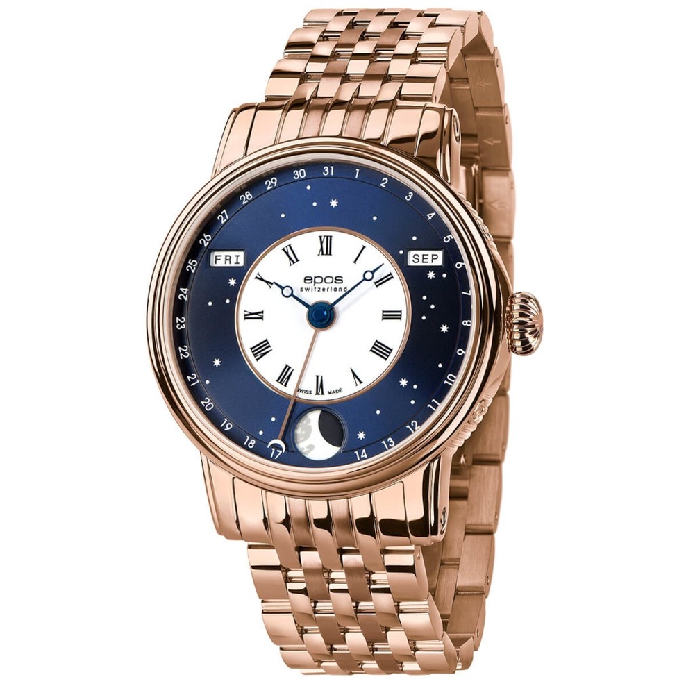 ZEGAREK EPOS ARTISTRY 3439 BM V-STYLE AUTOMATIC MOONPHASE