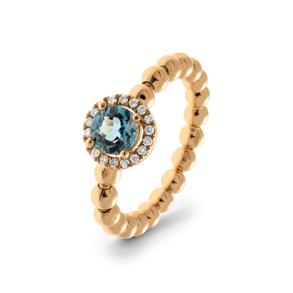 Pierścionek złoty Hulchi Belluni