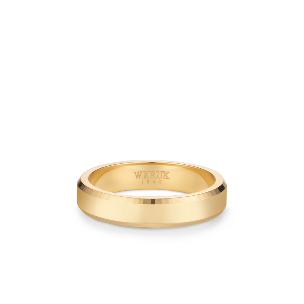 Obrączka złota MAGICA