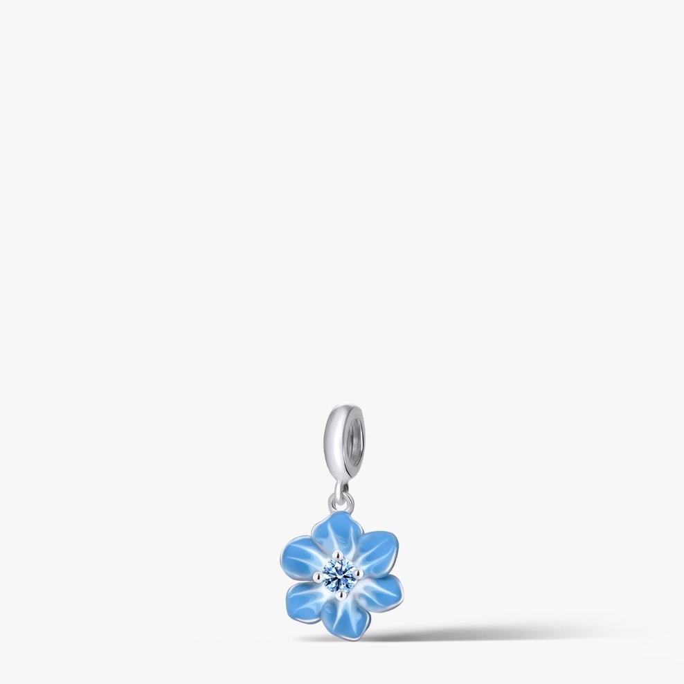 Zawieszka srebrna Kwiaty Nocy