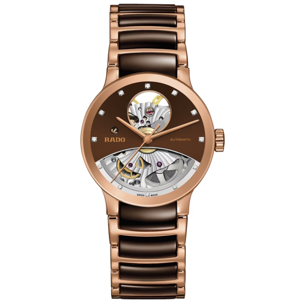 ZEGAREK RADO Centrix Automatic Diamonds Open Heart