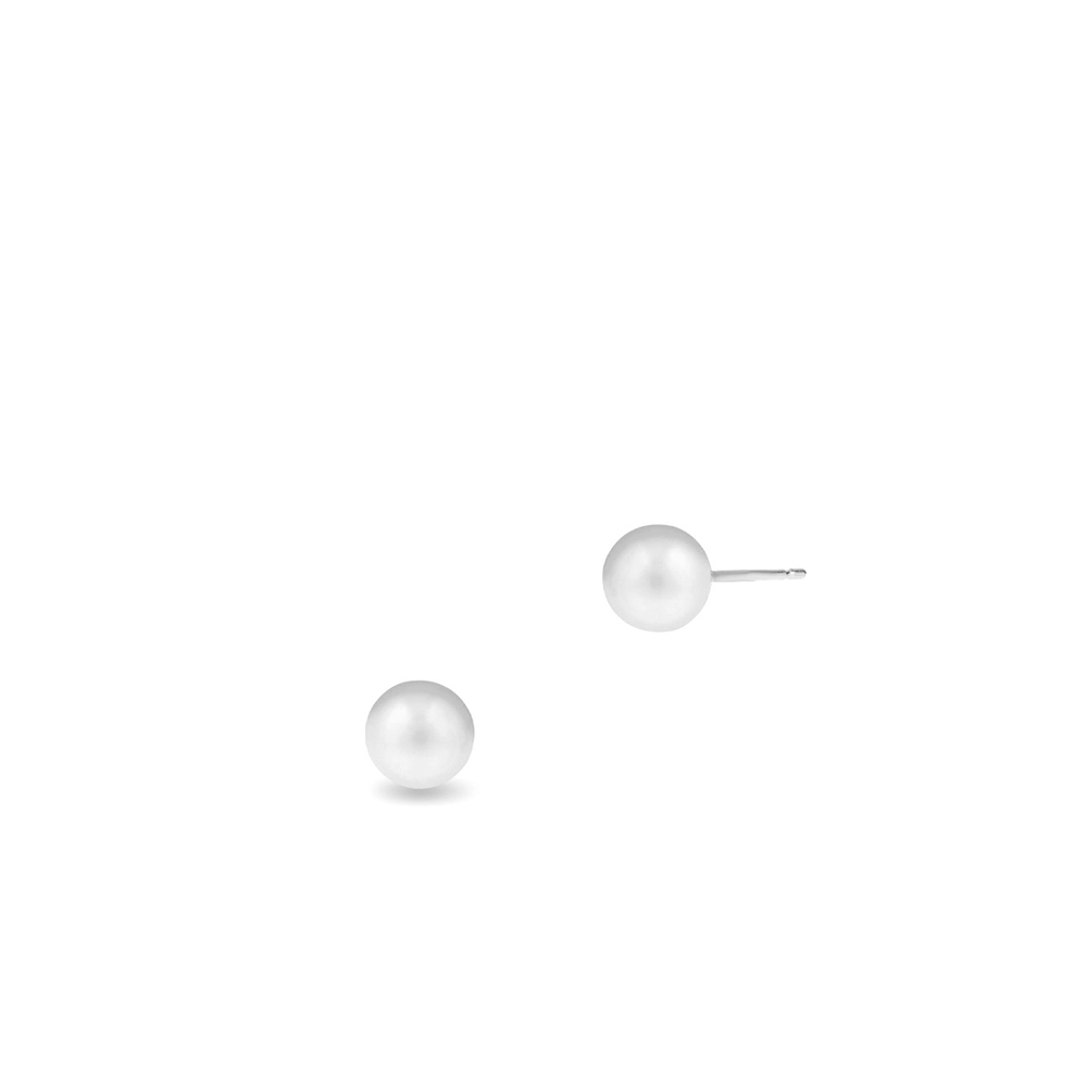Kolczyki srebrne perły