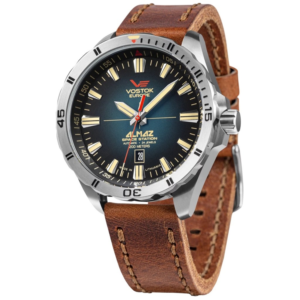 ZEGAREK VOSTOK EUROPE ALMAZ SPACE STATION AUTOMATIC