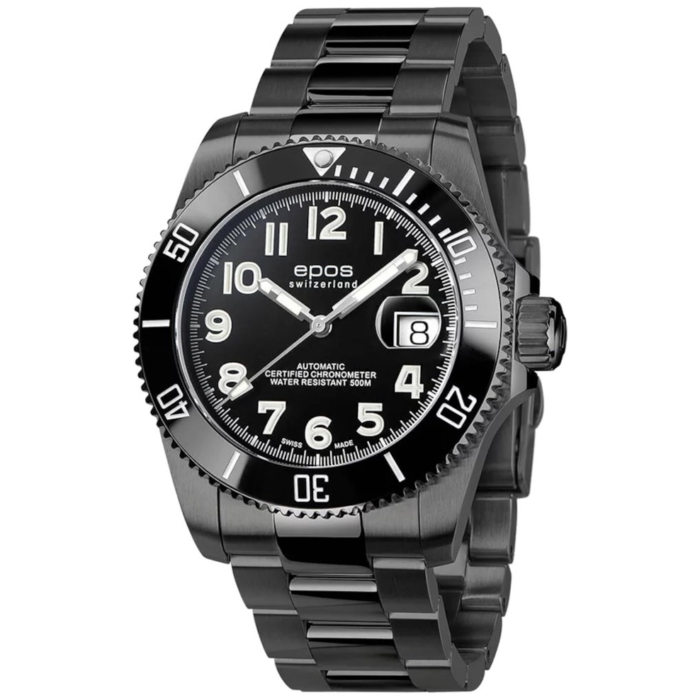 ZEGAREK EPOS SPORT 3504 DIVER COSC LE TITANIUM AUTOMATIC