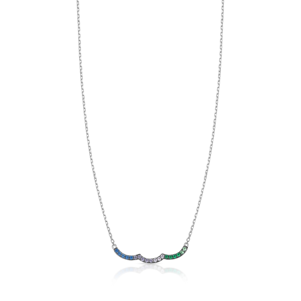 Naszyjnik srebrny Preludium