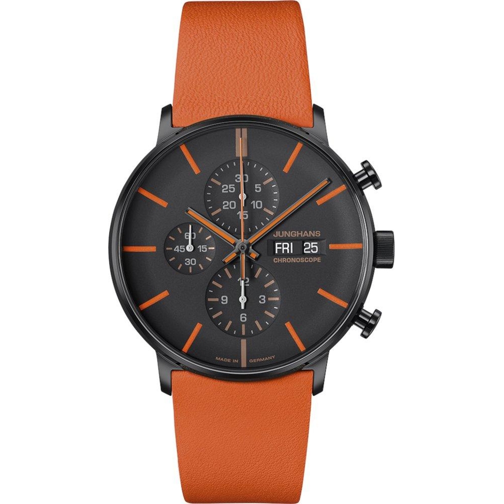 ZEGAREK JUNGHANS FORM A CHRONOSCOPE DATE ENGLISH