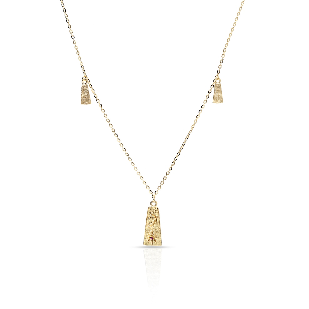 Naszyjnik złoty Etno