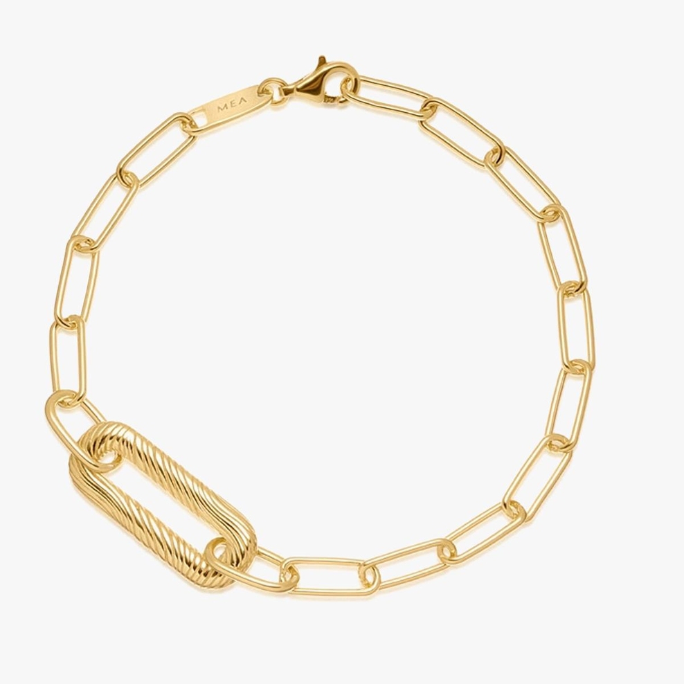 Bransoleta srebrna Mea