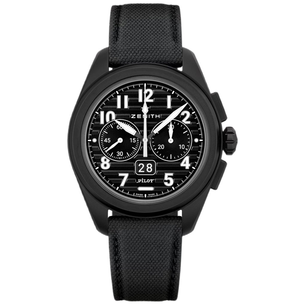 ZEGAREK ZENITH PILOT BIG DATE FLYBACK CHRONOGRAPH