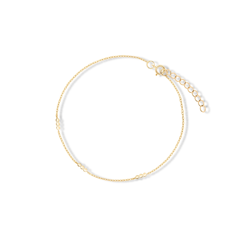 Bransoleta srebrna pozłacana