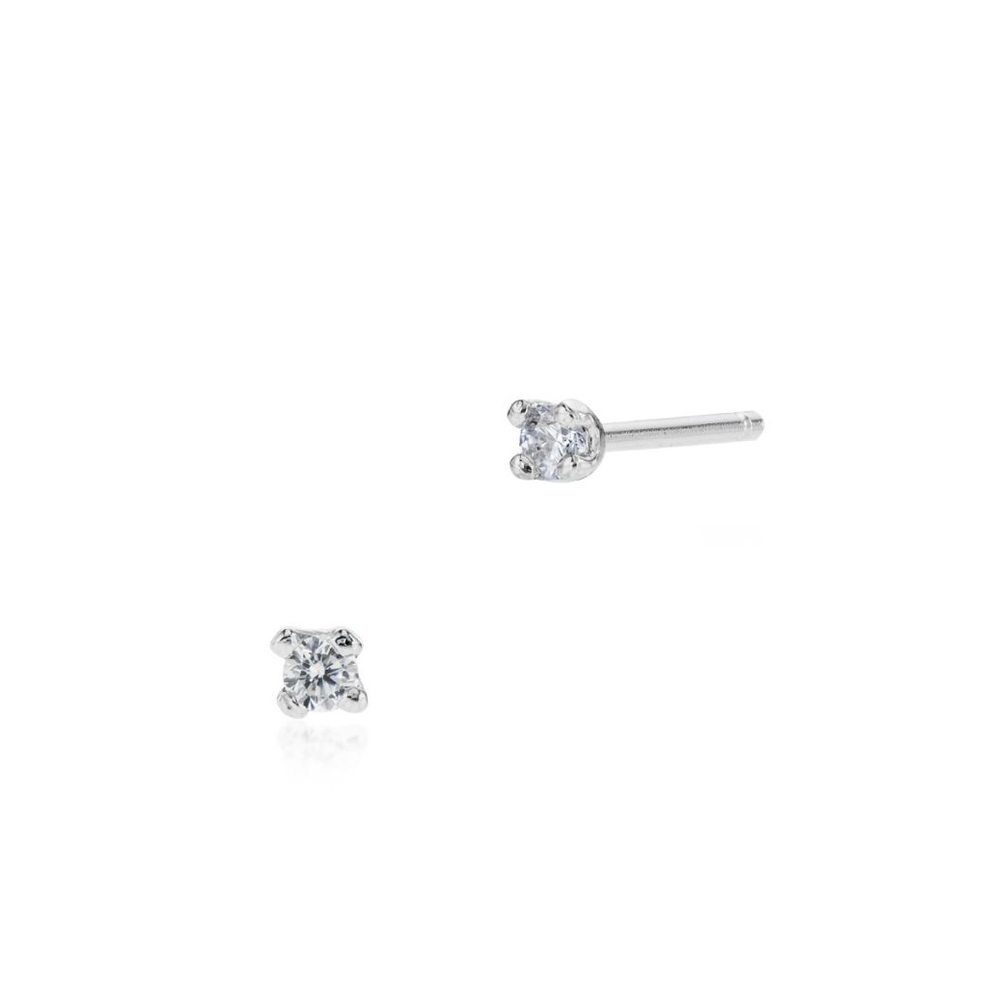 Kolczyki srebrne z cyrkoniami