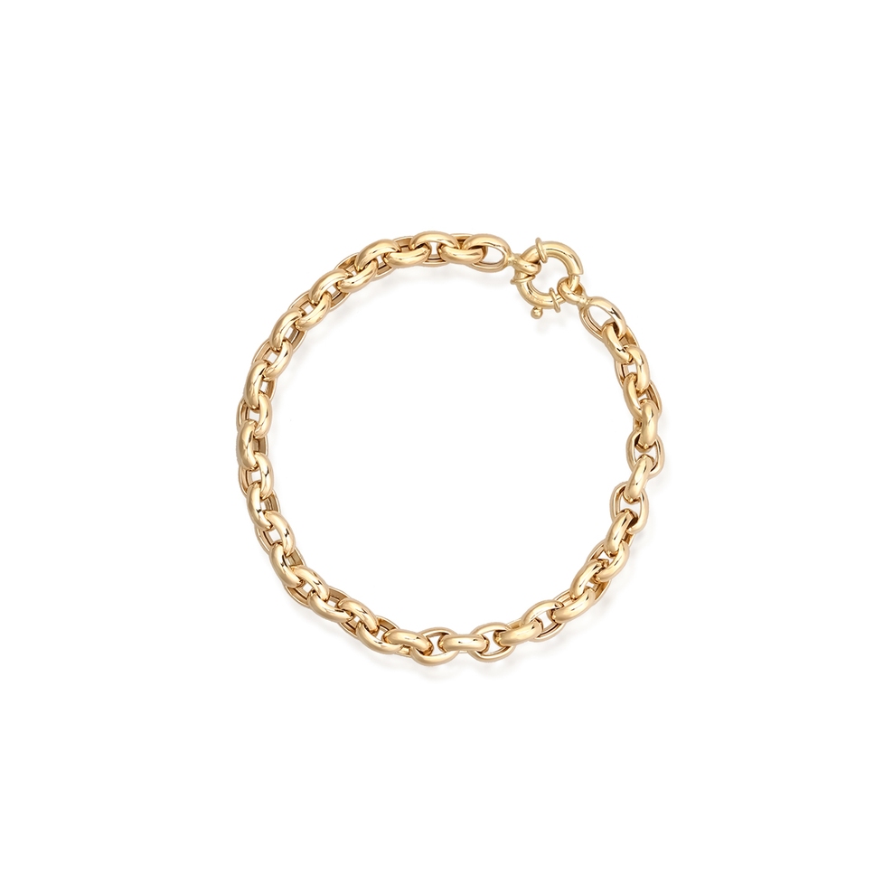 Bransoleta złota pancerka