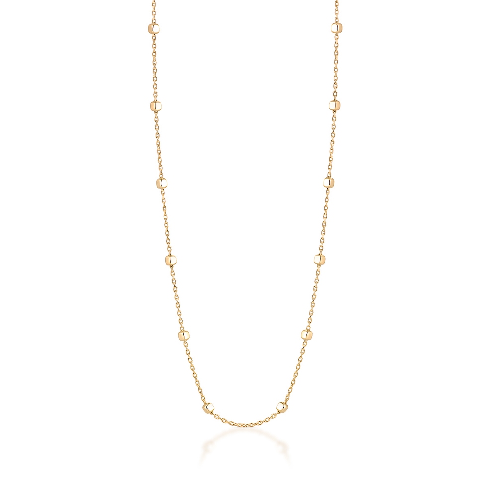 Naszyjnik srebrny pozłacany ażurowy