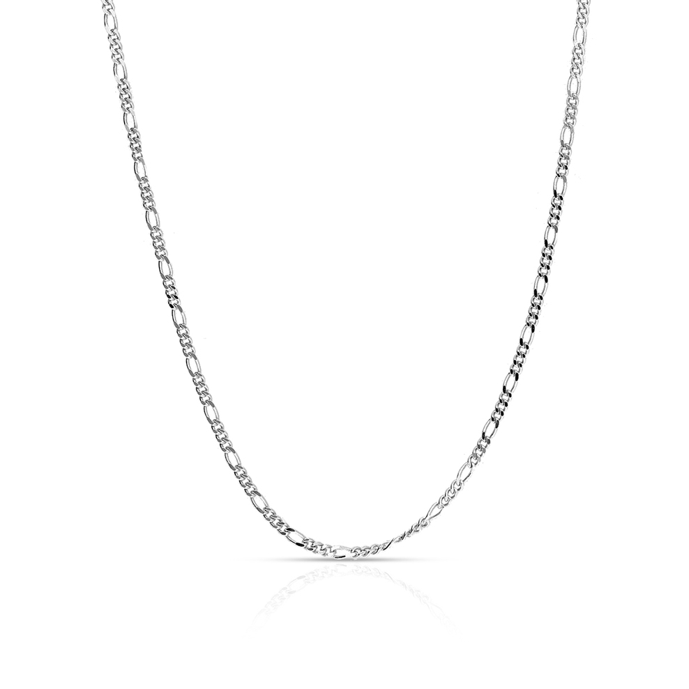 Łańcuszek srebrny figaro