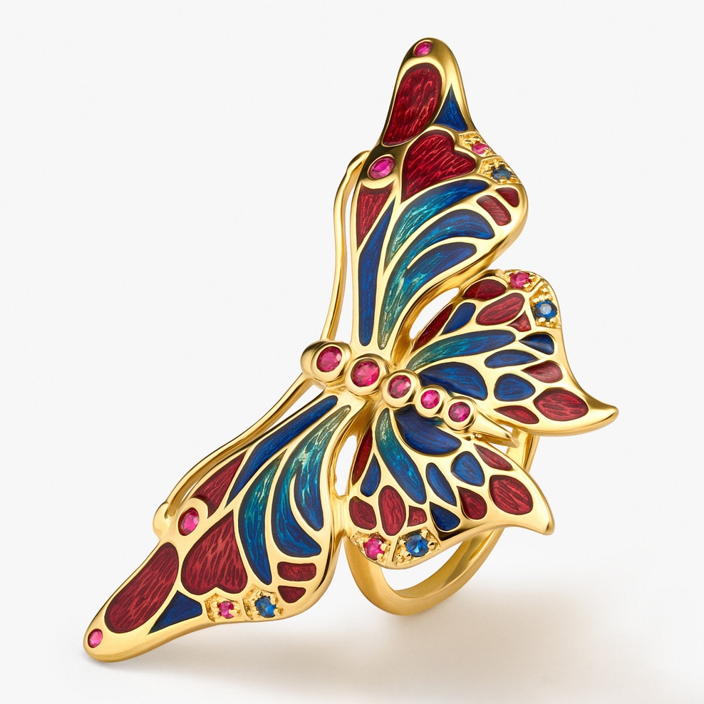 Pierścionek srebrny Imaginarium