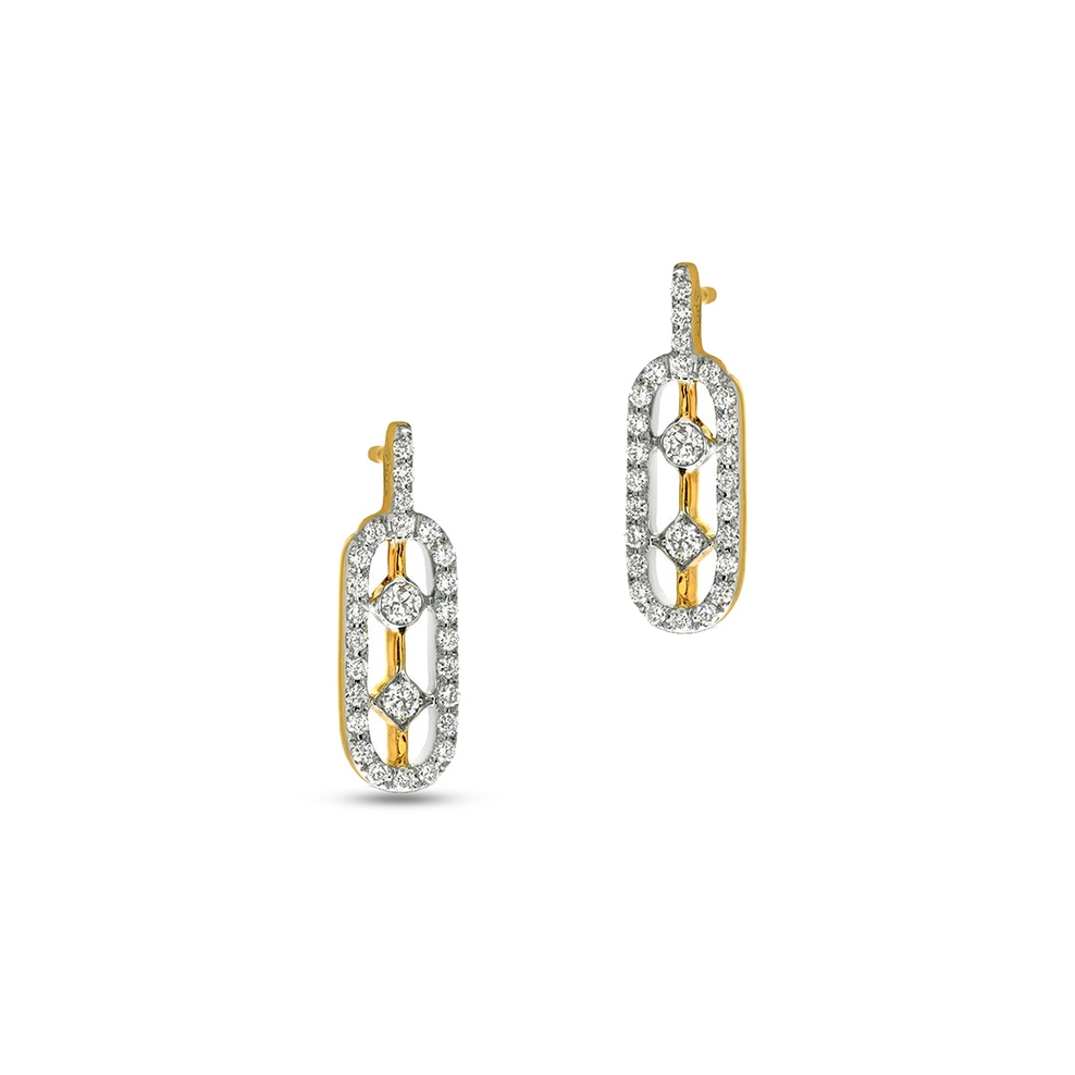 Kolczyki złote Hulchi Belluni