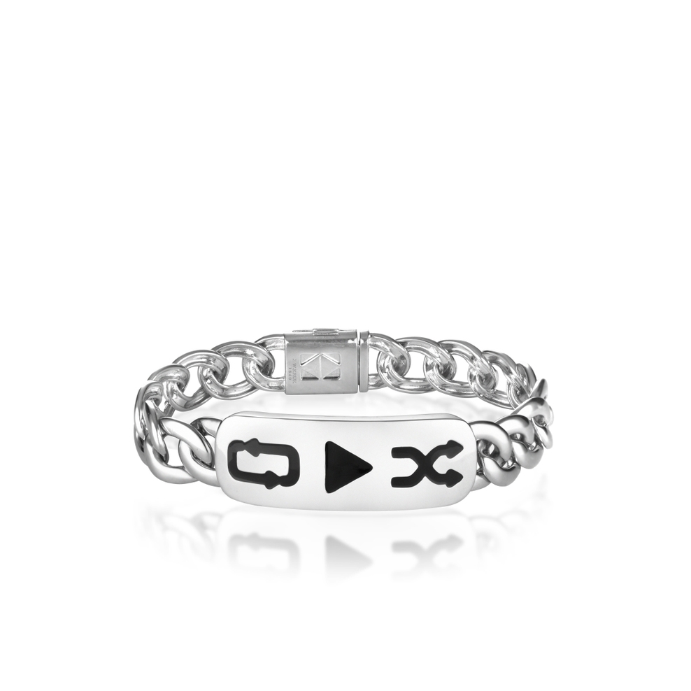 Bransoleta srebrna Longplay