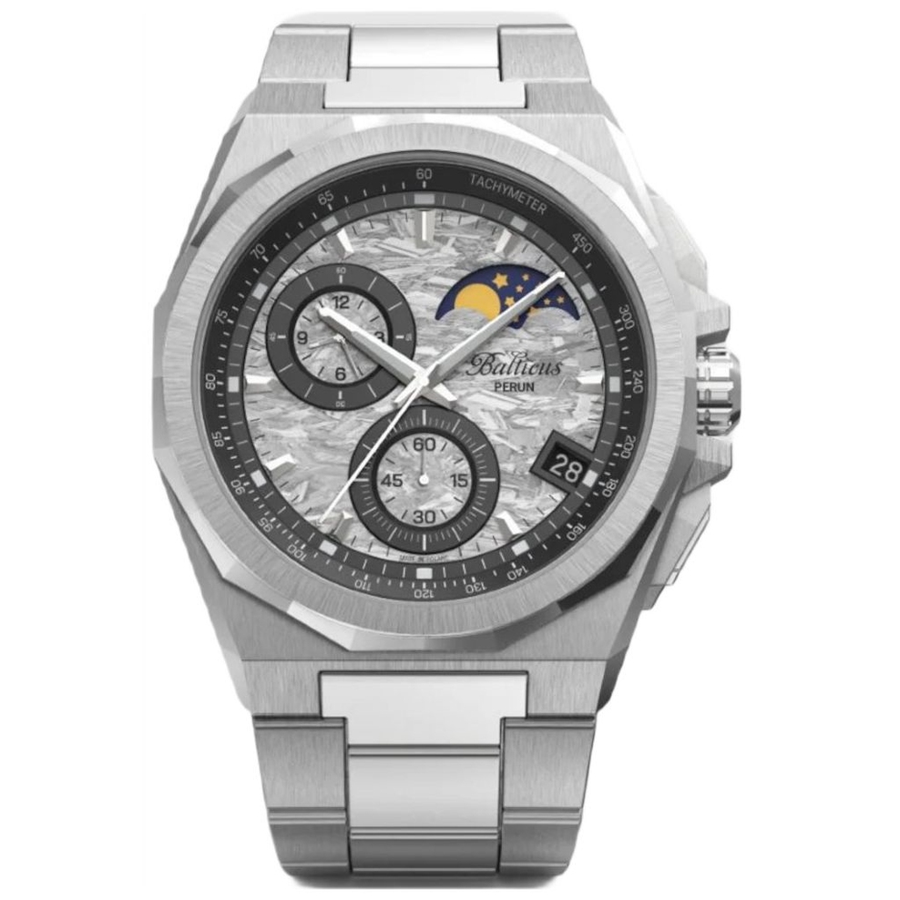 ZEGAREK BALTICUS PERUN MOONPHASE CHRONOGRAPH Z PIÓREM LIMITED EDITION