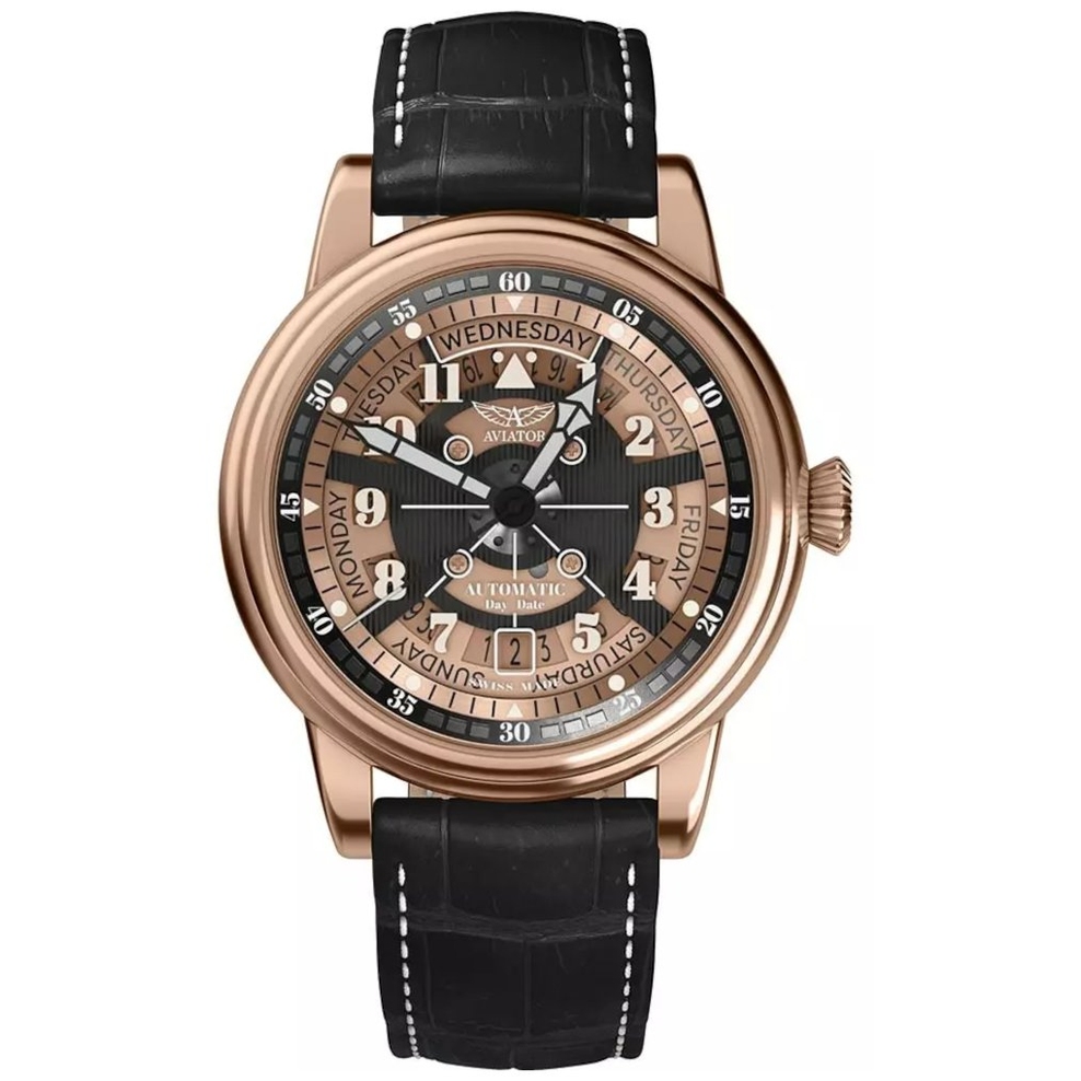 ZEGAREK AVIATOR DOUGLAS DAY-DATE MECA-41