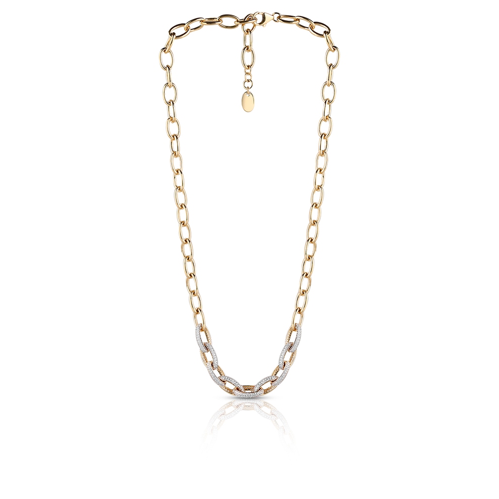 Naszyjnik złoty z brylantami W.KRUK