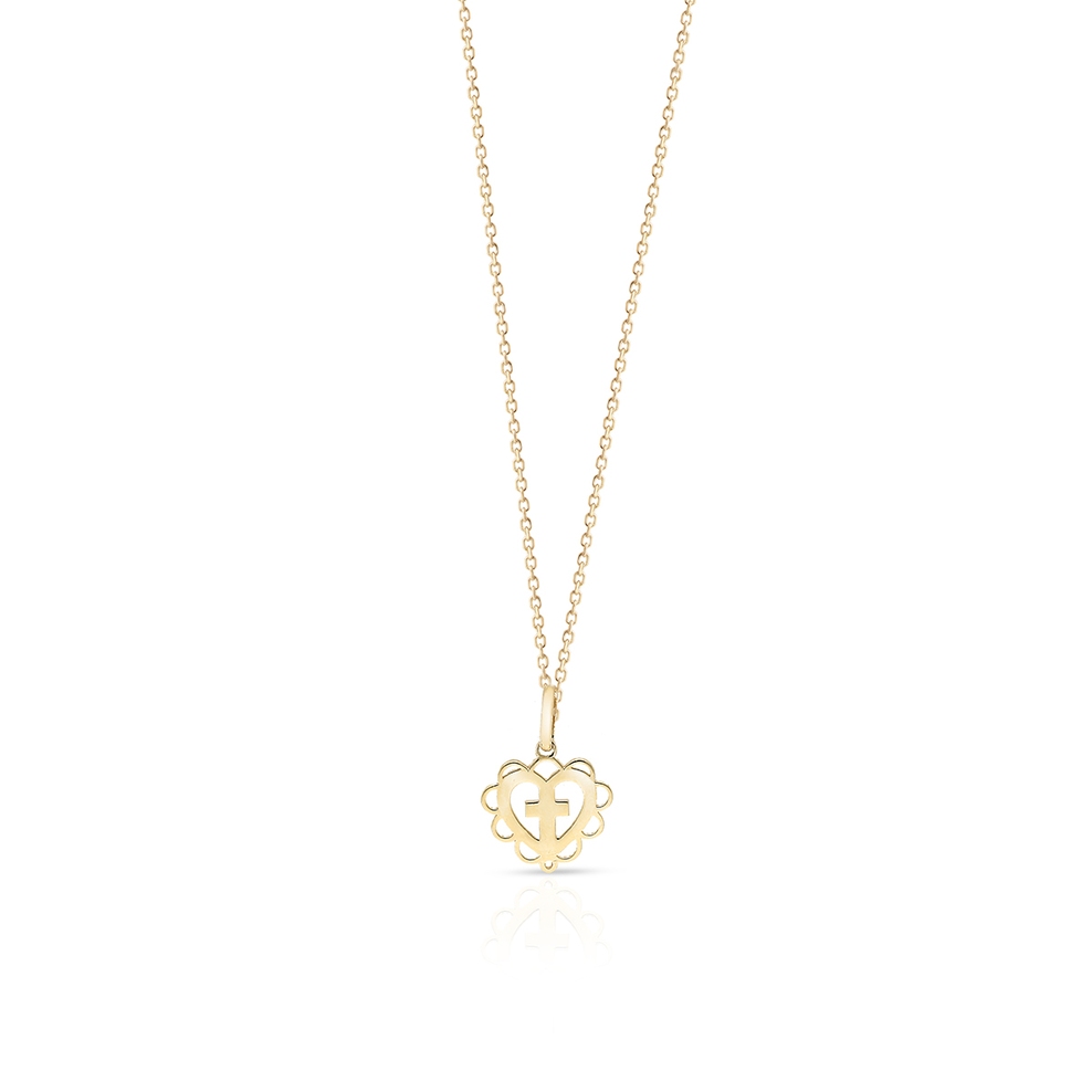 Wisiorek złoty medalik