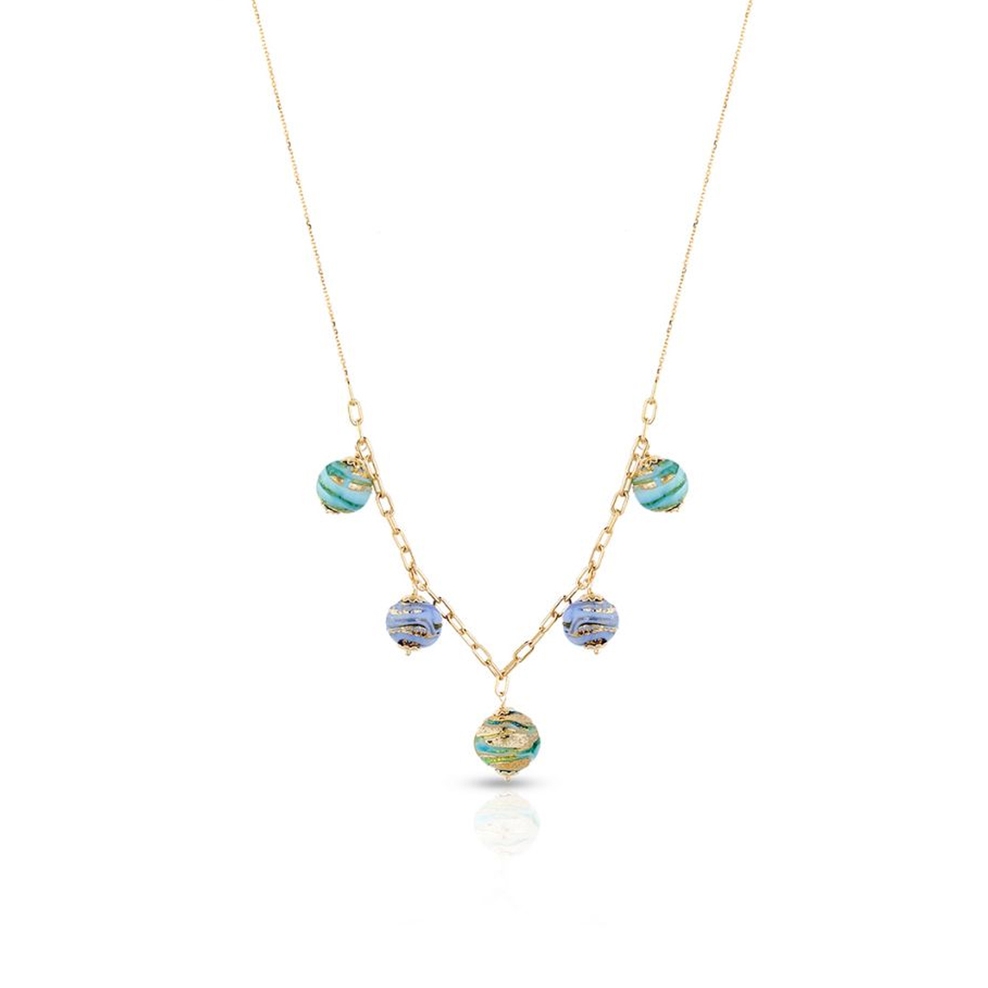 Naszyjnik złoty Murano