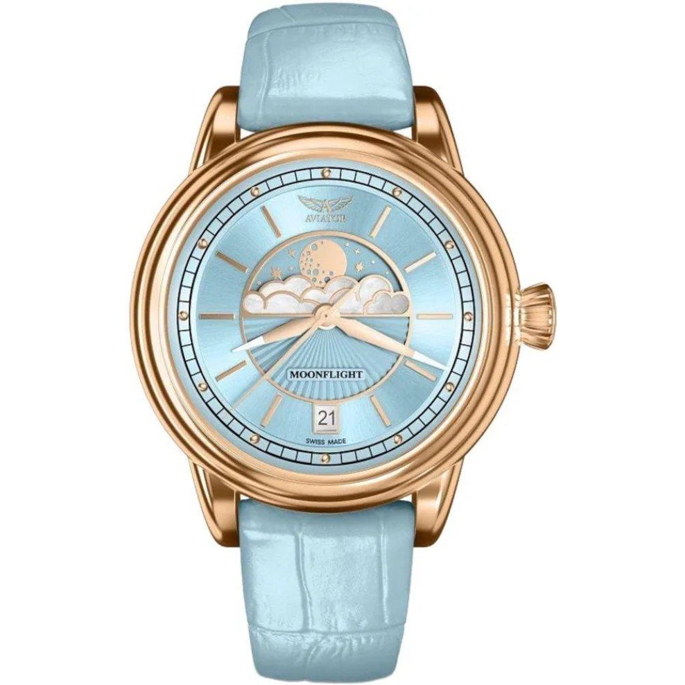 ZEGAREK AVIATOR DOUGLAS MOONFLIGHT