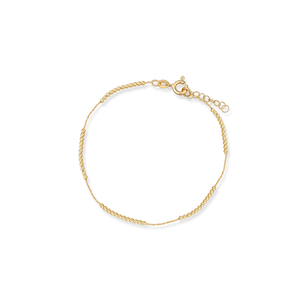 Bransoleta srebrna na nogę