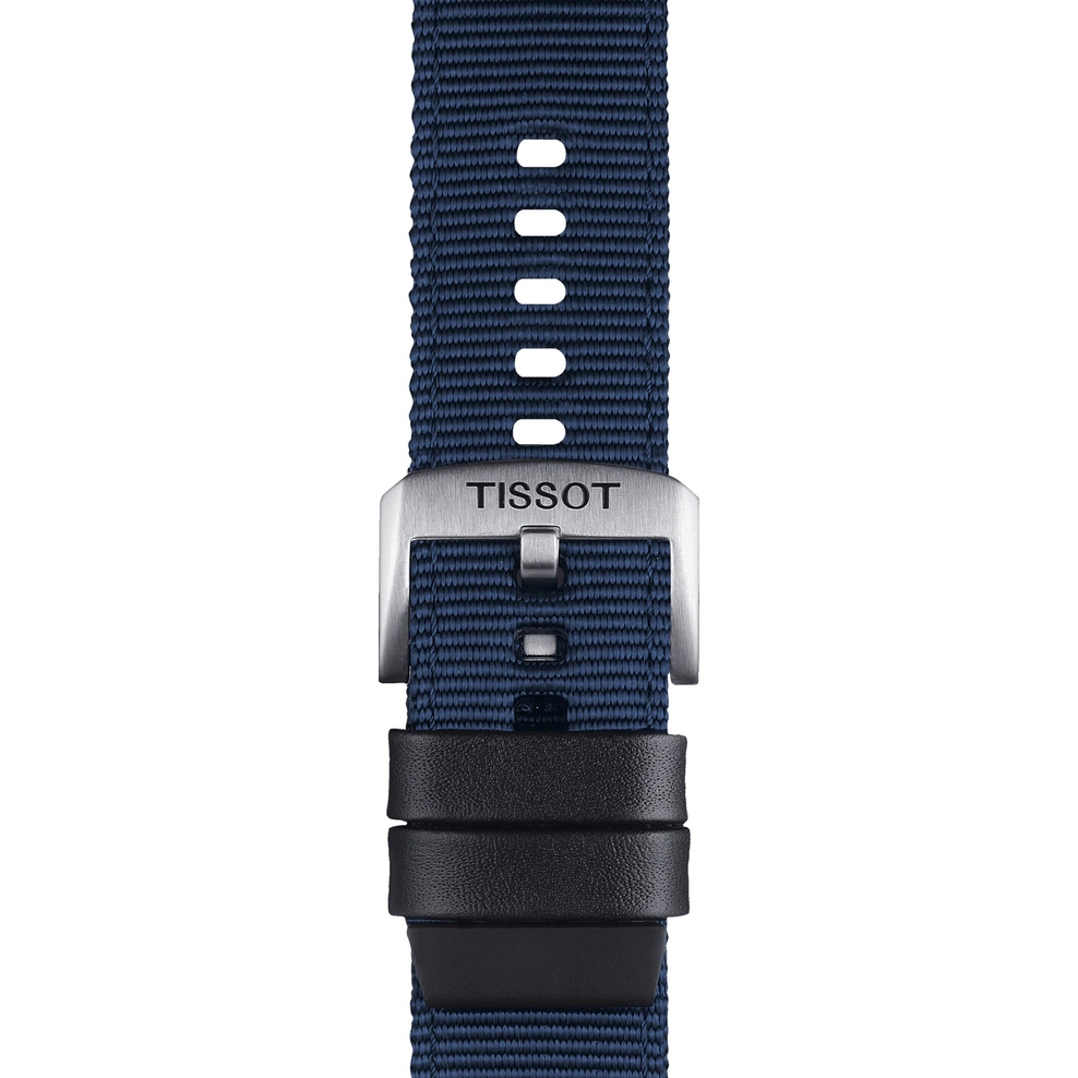 Tissot niebieski pasek materiałowy 22 mm