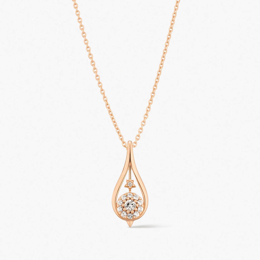 Wisiorek złoty Follow