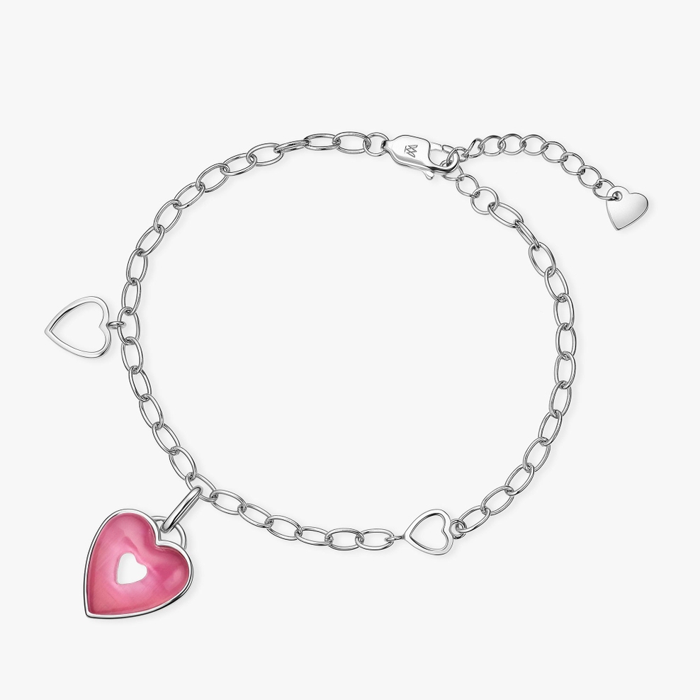 Bransoleta srebrna Czułość