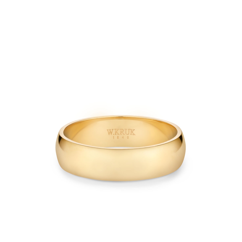 Obrączka złota PROMISO męska