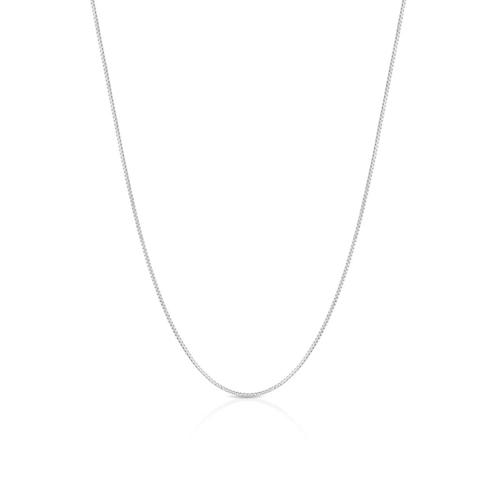 Łańcuszek srebrny kostka