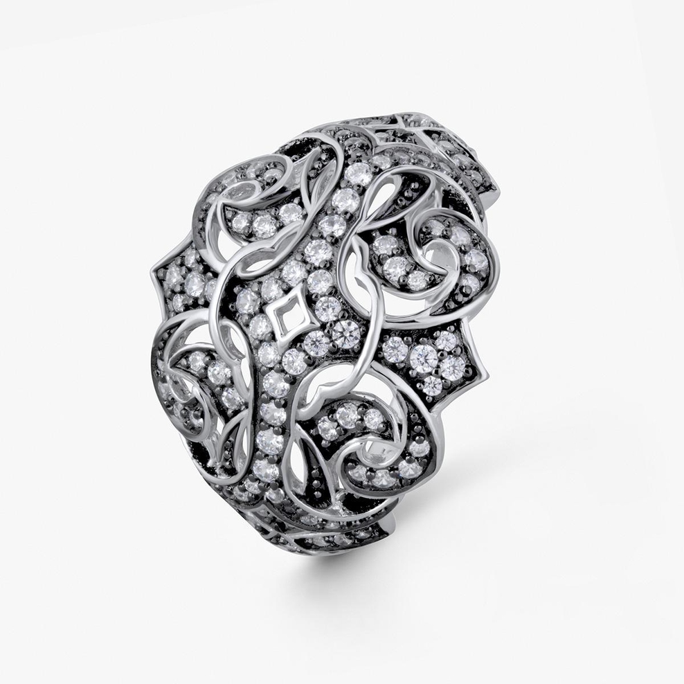 Pierścionek srebrny Royal Star