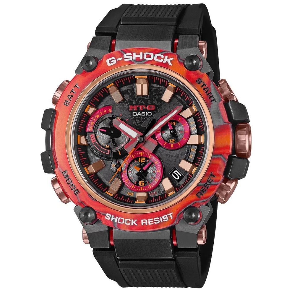 ZEGAREK G-SHOCK MTG Flare Red Series G-Shock 40th Anniversary