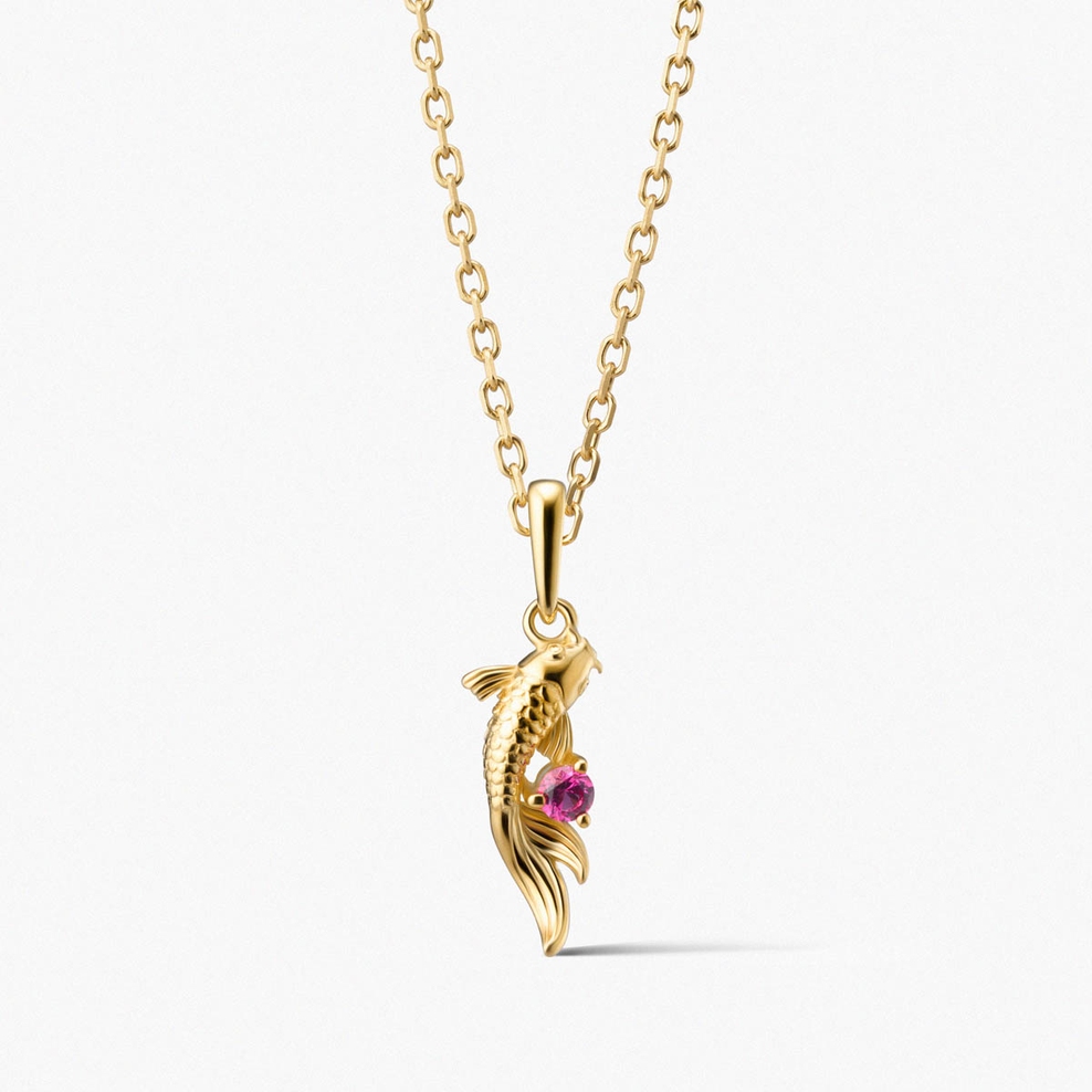 Wisiorek srebrny KOI