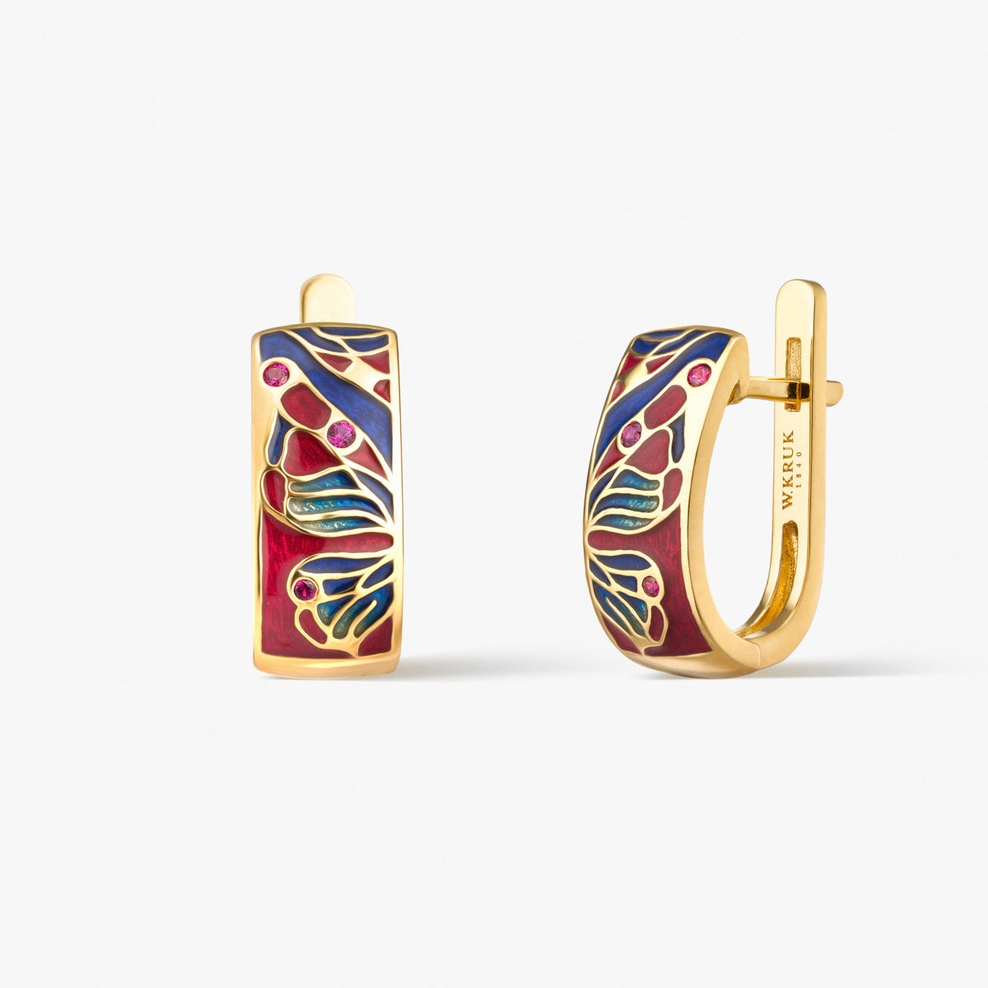 Kolczyki srebrne Imaginarium