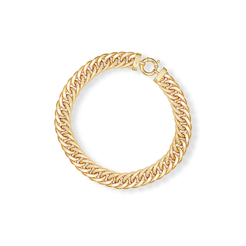 Bransoleta złota pancerka