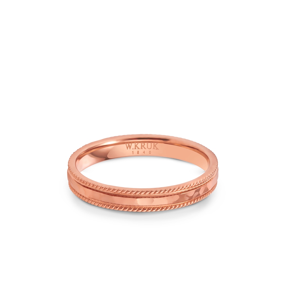 Obrączka złota MYSTIC męska