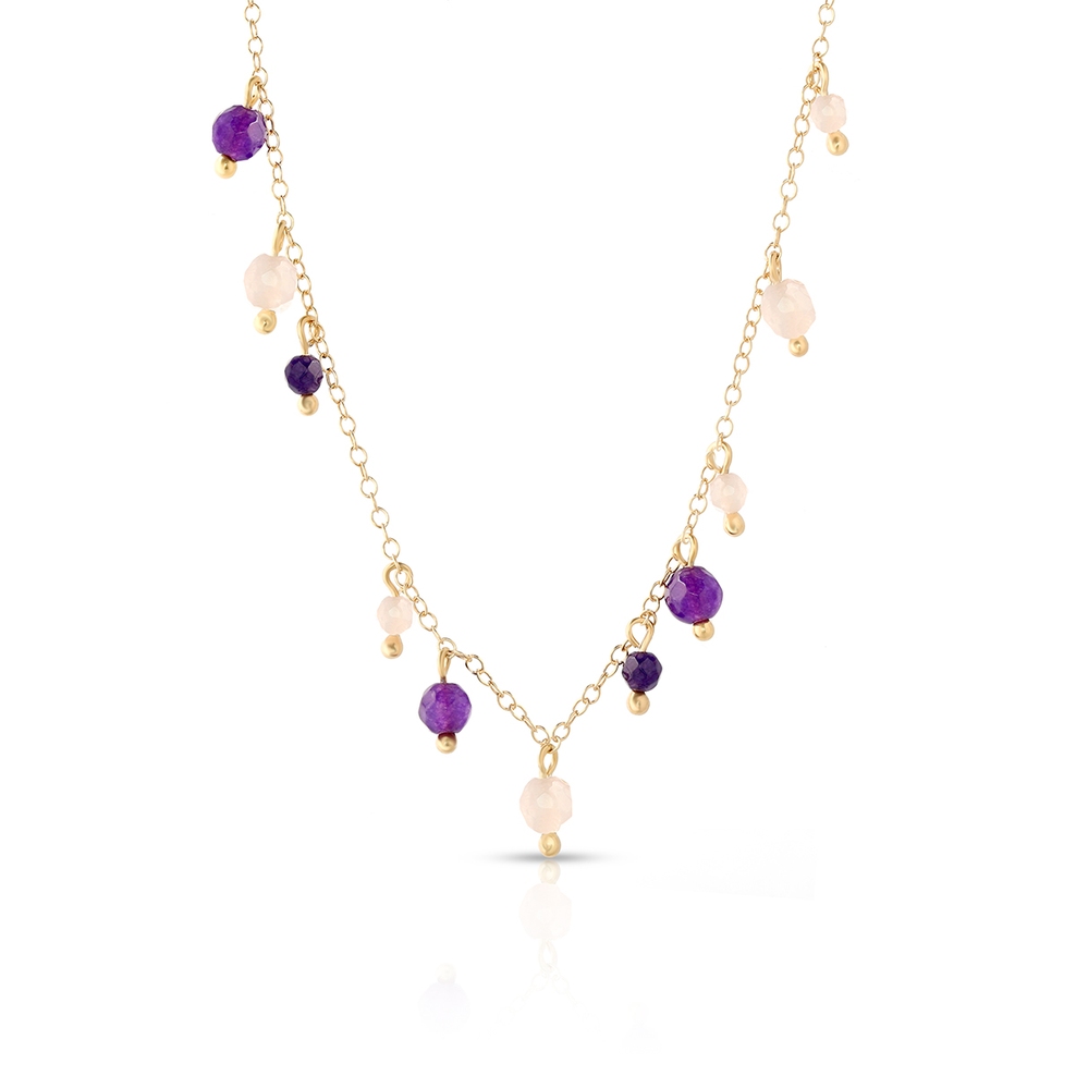 Naszyjnik srebrny pozłacany