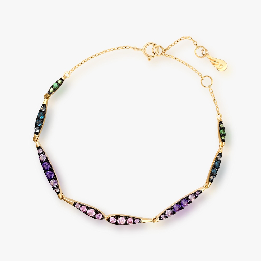 Bransoleta złota Preludium Paradise Birds