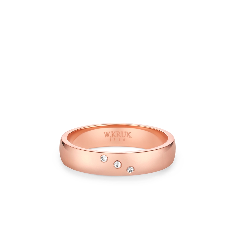 Obrączka złota ESPERA damska